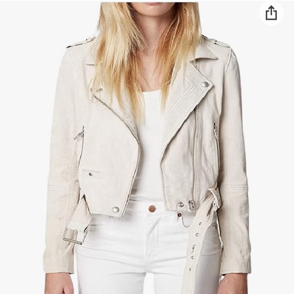 Blank NYC brand new with tags adorable leather jacket with cute buckle detail - Picture 2 of 13